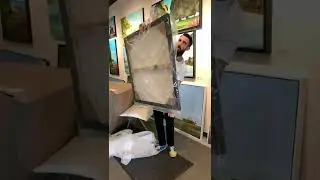Unboxing one of our Gicl&eacute;e Canvas Prints! -  Sam's Original Art