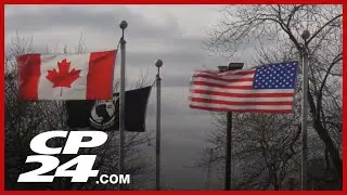 Mississauga replacing U.S. flags with Canadian