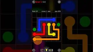 Flow Free - 6x6 Mafia - Level 5