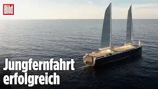 Gr&ouml;&szlig;tes Segelschiff der Welt beendet erste Atlantikreise