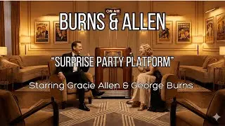 Burns and Allen - Surprise Party Platform (1940) | Political Comedy Classic | Old Time Radio