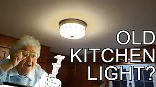 How To Replace Ceiling Light Fixture (Kitchen)