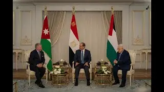 Egypt's Sissi hosts Jordanian, Palestinian leaders to discuss 