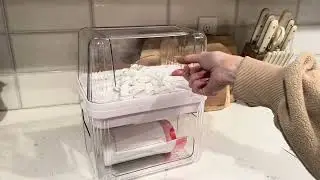 Trash Bag Dispenser Dishwasher Pod Organizer  AMAZON FIND!