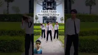 Tauba Tauba Hookstep Tutorial #trendingshorts #dance #shoollife #shorts #viral #comedy