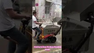 Water VACUUM Beast: This MEGA Machine Sucks Up FLOODS In SECONDS! 🌊🤖 #FloodControl #WaterManagement