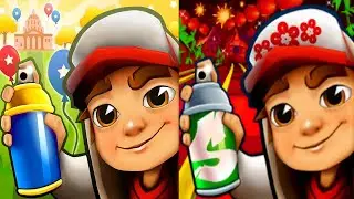 Subway surfers Washington DC 🆚 subway surfers lunar New year map 🗺️ comparison gameplay walkthrough