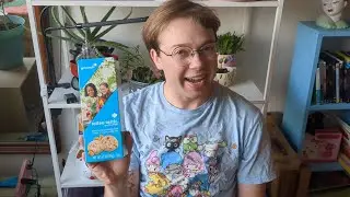 reviewing toffee tastic girl scout cookies