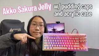 Обзор Akko Sakura Jelly 3087 с розовыми переключателями Gateron