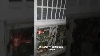 C4 error blue star vrf | master outdoor control card change # short vedio short vedio you tube