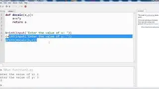 Arguments and Parameters in Function