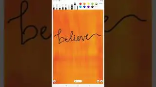 Samsung galaxy tab s6 lite | Digital art | Pen up | Easy and fast