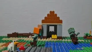 Short stop motion video with Lego Minecraft. October 2025. By Alfred 