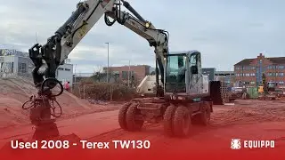Used 2008 - Terex TW130 | Used Wheeled Excavator | equippo.com | Used heavy equipment