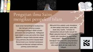 Sains Teknologi dan Manusia. Sains dan Islam