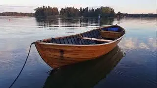 Vintage inboard boat Wickstr&ouml;m marine engine