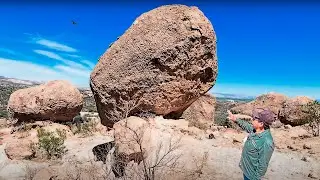 El valle de LAS PRIEDRAS GIGANTES donde vivieron LOS GORRA PRIETA