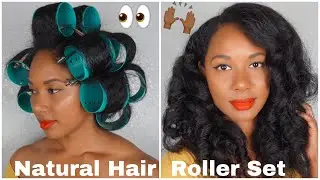 NATURAL HAIR ROLLER SET l As I Am Jamaican Black Castor Oil Collection