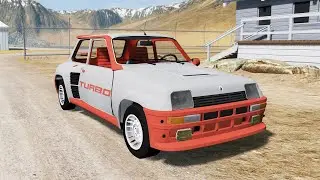 BeamNG.drive - Renault 5 Turbo 1980 - Car Show Test Drive Crash . 4K 60fps.