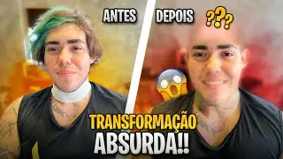 RASPEI O CABELO DO FABRIZYZZ E OLHA COMO FICOU!
