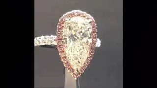 Massive Pink Lemonade Diamond Ring R8038