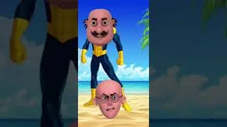 MOTU PATLU Wrong Heads with Spiderman Homecoming 2017 Learn Colors with Motu Patlu in Hindi Cartoon😂