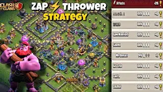 BASE Link 🔥 Zap Thrower Strategy 🔴 Legend League live Attacks 🔴 February season 