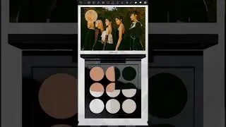 Red Velvet Psycho Make-up Palette ✨💅 #colormixing #satisfying #redvelvet #kpop