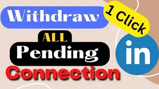 How to Cancel pending requests on LinkedIn | linkedin invitation reversal