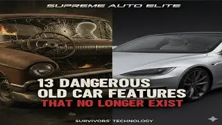 13 опасных особенностей старых автомобилей, которых больше нет.