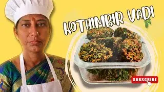 Crispy Kothimbir Vadi Recipe | कुरकुरीत कोथिंबीर वडी | Maharashtrian Snacks (Perfect Texture!)