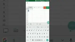 MS EXCEL MOBILE: Editing Text, Merge, Wrap text