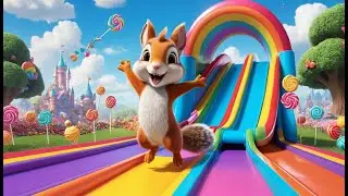 Sparkle Squirrel and the Rainbow Slide | Magical Song | Interactive Nursery Rhyme for Toddlers