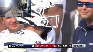 Leach reacts to Akron Zips VS #2 Ohio State Week1!