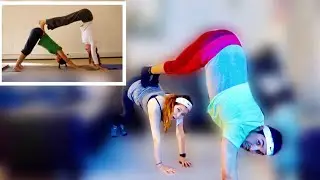 COUPLES YOGA CHALLENGE **EXTREMELY FUNNY**