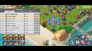 [LIVE HIT] BOOM BEACH SMOKEY LASER RANGERS VS GLOBAL NO 2 WITH 9 ICE STATUES BOOSTED | 2202 VP | #14