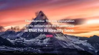 [Wikipedia] The Trees and the Bramble