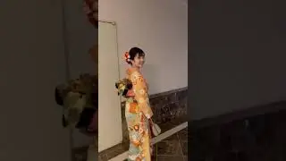 Japanese girl wearing kimono 😍