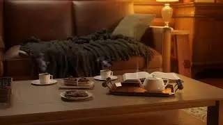 Cozy Winter Ambience: Relaxing Jazz Music, Warm Tea, Soft Lighting and Reading Vibes ☕📚🎷✨