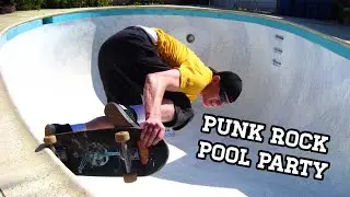 Mike's Punk Rock Pool Party Ep19 #gotpools #poolskateboarding #poolskating