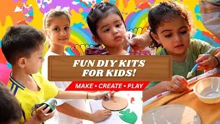 Kids Art & Craft DIY Box | Easy Creative Fun at Home! Simple, Safe & So Much Fun!