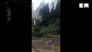 Sikkim: Snow carpets Damthang in a white cover