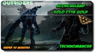 Outriders ► Solo CT15 Scorched Lands/Land der D&uuml;rre Gold Expedition (Technomancer) under 10 minutes