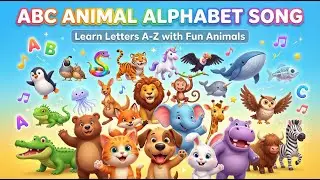 ABC Animal Alphabet Song | Learn Letters A-Z with Fun Animals