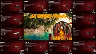 All Unique Pistols and normal in Far Cry 6 Location end Review