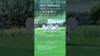 Tandemaus &mdash; The Double Trouble Mice of Paldea! | Learn how to say their name in Japanese! #pokemon