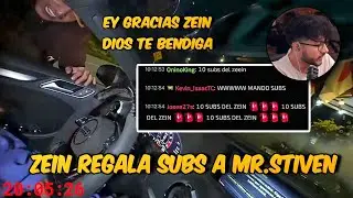 ZEIN REGALA SUBS en el CANAL de MR.STIVEN durante su EXTENSIBLE 