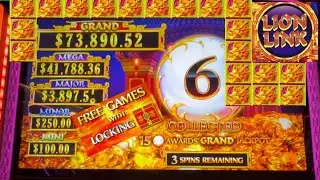 CRAZY WINS ON LION LINK | HOLD N SPINS AND FREE GAMES!!!