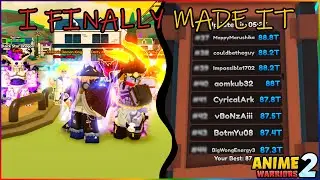 I'm on Top DPS Leaderboard | Roblox (Anime Warriors Simulator 2)