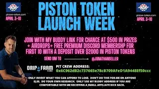 Piston Token Launch Support!